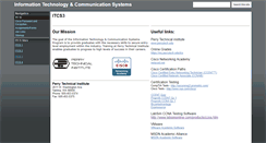 Desktop Screenshot of itcs3web.perrytech.edu