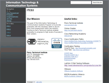 Tablet Screenshot of itcs3web.perrytech.edu