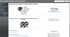Desktop Screenshot of itcs4web.perrytech.edu
